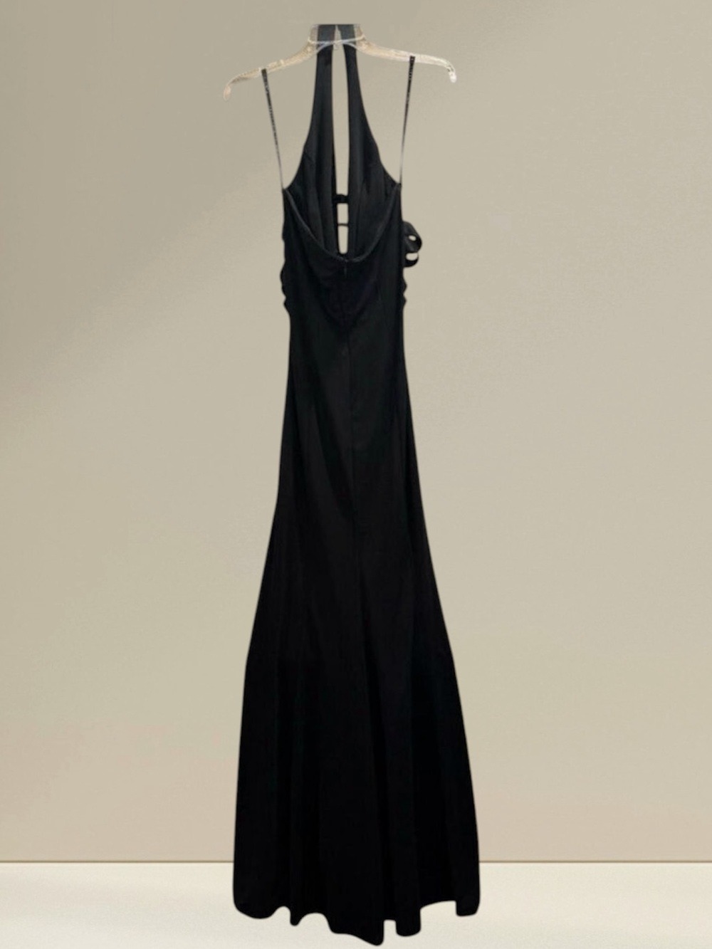 Niki Livas Black Strappy Back Women's Formal Evening/Cocktail Dress Size 12